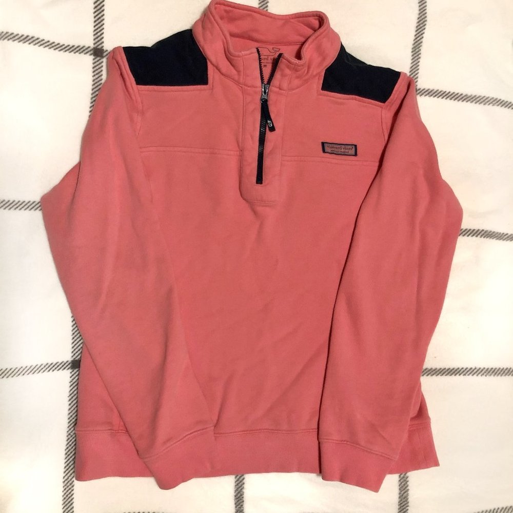 Vineyard Vines Shep Shirt Pink and Navy